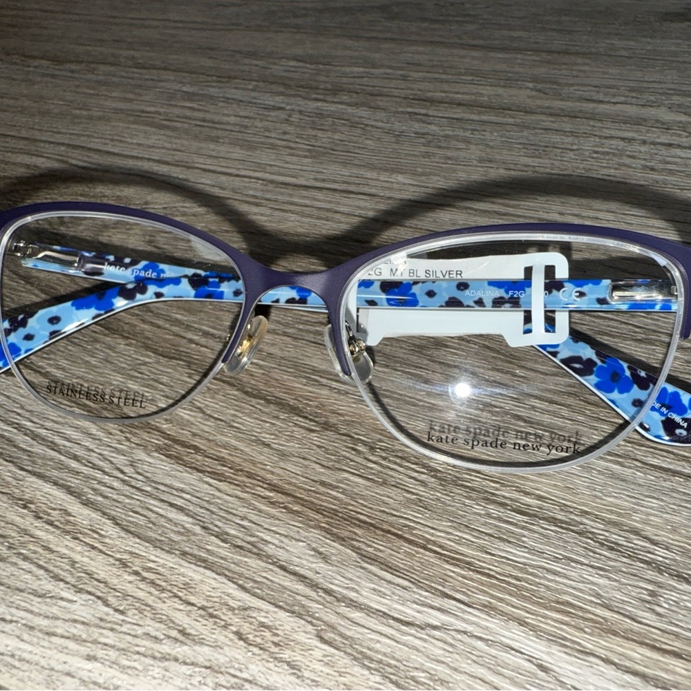 NEW Kate Spade ADALINA Half-Rim Women's Eyeglasses FRAMES 53-16-140mm KS